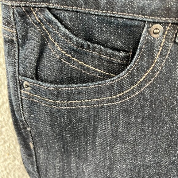 Elle Womens Jeans 10 Regular Indigo Blue Denim Mid Rise Pockets Stretch NWT - Picture 4 of 13